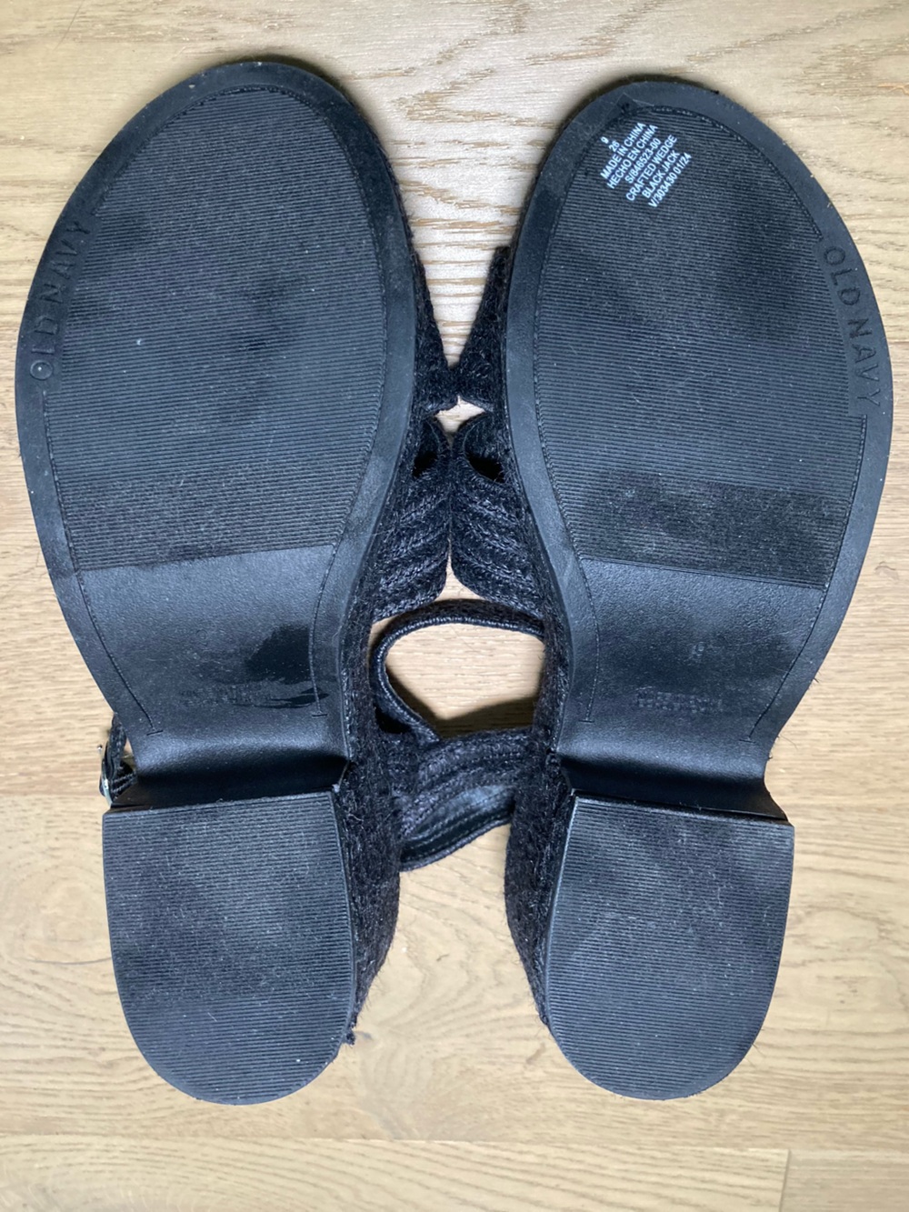 Old Navy 🟣 Size 9 Espadrille Cross-Strap Platform Sandals - New Without Box - Picture 9 of 10